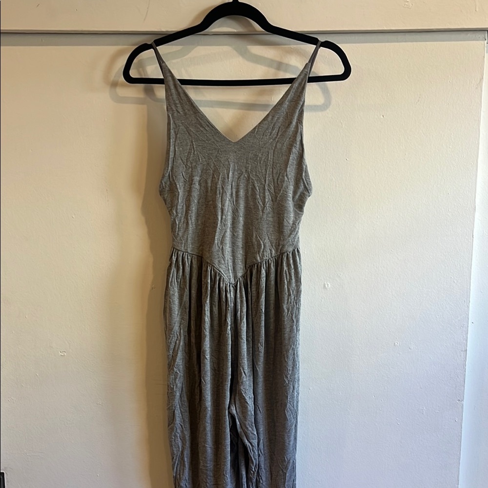 Gray Gorgeous Fit Stirrup Jumpsuit